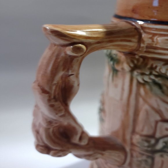 Vintage German-style beer stein-Heilt Allen schmerz beer mug ceramic - Picture 2 of 7